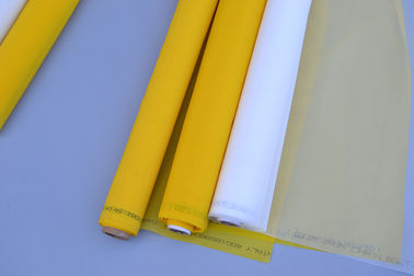 China Low Elongation Polyster Silk Screen Printing Mesh 46 - 693um Thickness supplier