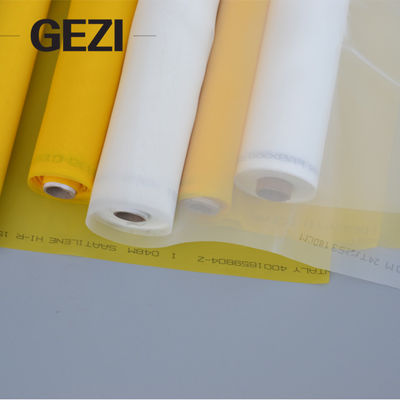 China white yellow 80 100 110 120 150 mesh polyester silk screen printing mesh/bolting cloth for screen printing supplier