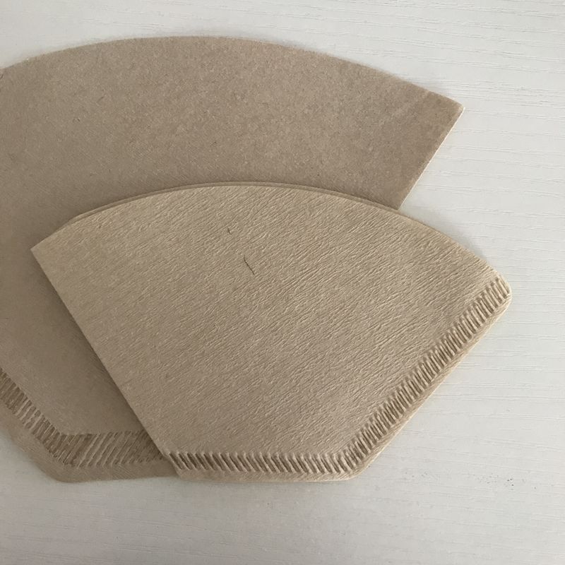 12 35gsm Coffee Filter Paper Sheets 0.35mm High Permeability Wood