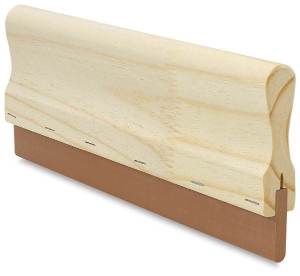 Aluminium Alloy Screen Printing Squeegee Rubber , Customized Silk