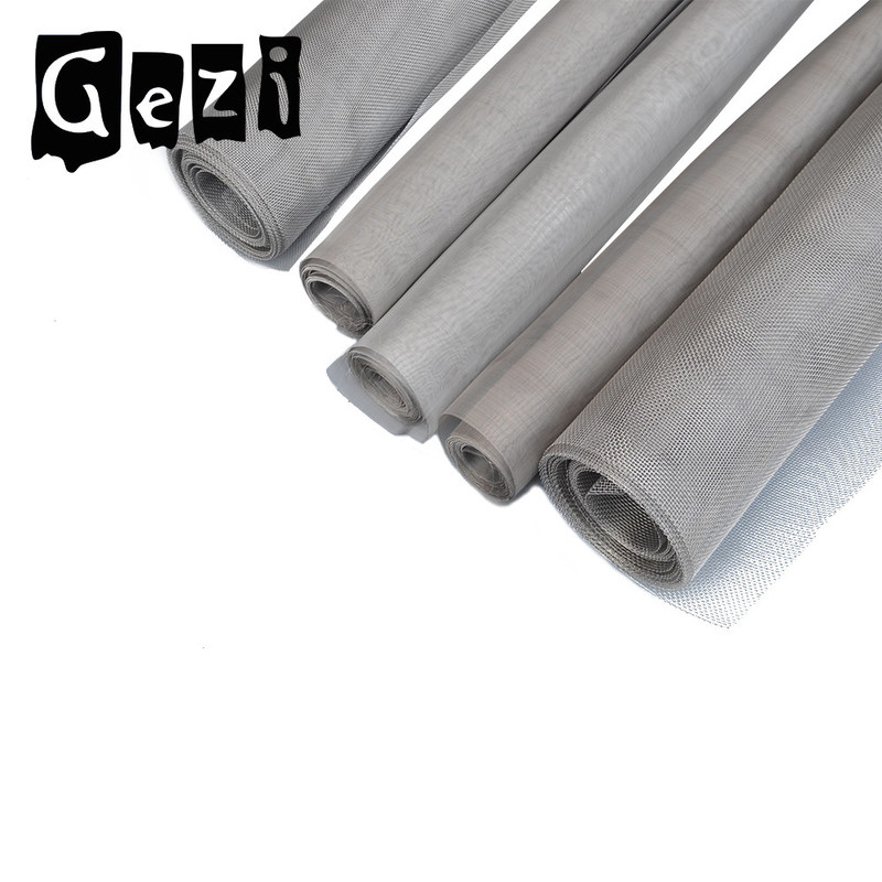 316l Stainless Steel Woven Wire Mesh , Plain Weave 100 Micron Stainless