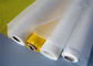 Plain Weave Polyester Screen Printing Mesh , White Yellow Screen Fabric Mesh supplier
