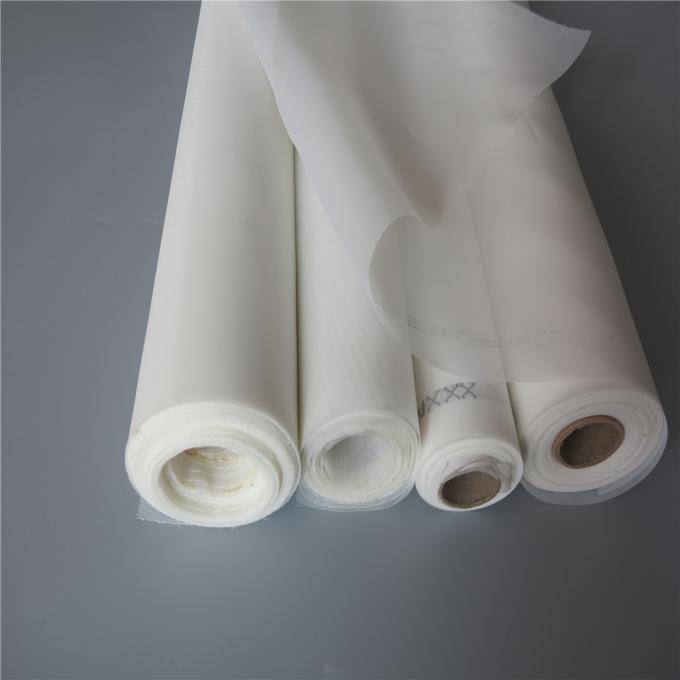 White Color Plain Weave Nylon Filter Mesh Roll For Fisheries 400 500 600 Micron