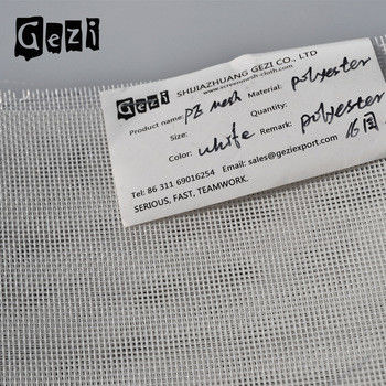 50 Micron White Polyester Filter Mesh Food Grade High Filtration Rate