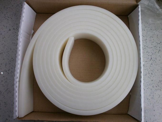 20mm Textiles Silk Screen Squeegee Rubber Polyurethane White Elasticity