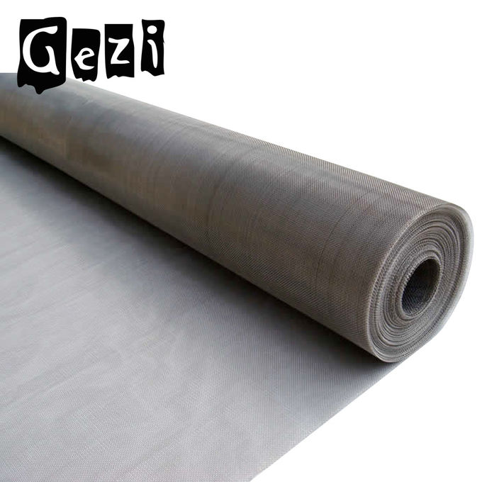 316l Stainless Steel Woven Wire Mesh , Plain Weave 100 Micron Stainless Steel Sieve Mesh