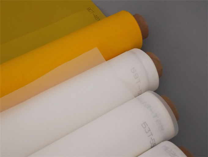 Stiff Highly Specialized With High Tension Stable Good Ink Permeability Long Printing Life Silk Screen Printing Mesh