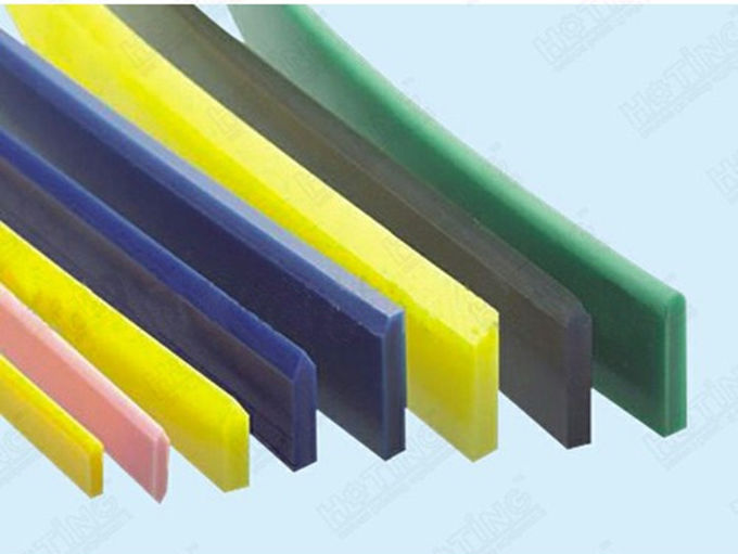 Rubber Screen Printing Squeegee With Handle 25x5mm Standard Size