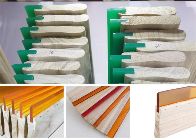 75A Blade Wood Handle Screen Printing Squeegee Free Size Ink Scraper for Silk Screen Printing