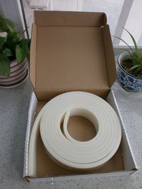 China 20mm Textiles Silk Screen Squeegee Rubber Polyurethane White Elasticity supplier