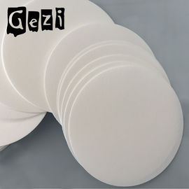 China 180mm 300 * 300mm Round Filter Paper Chemistry , Cellulose Filter Paper In Funnel supplier