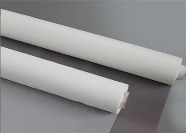 China White 100% Polyester Silk Screen Printing Mesh For Pcb Printing 16T-40 Mesh supplier