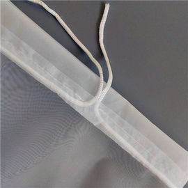 China FDA Custom size food grade nylon mesh drawstring bag tea coffee milk wine bag supplier