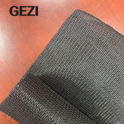 China Black bulk anti-ultraviolet fabric mesh belt with grommets on the edge of plant shading net for greenhouse supplier