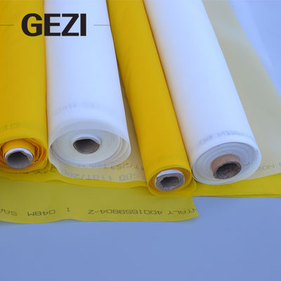 China Gezi manufacturing production of 40 yards long screen printing mesh polyester screen printing cloth supplier