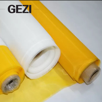 China 110 polyester screen printing mesh yellow count print supplier