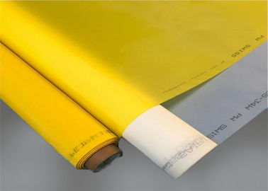 100% Yellow Monofilament Screen Printing Mesh , Screen Fabric Mesh supplier