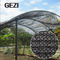 Black bulk anti-ultraviolet fabric mesh belt with grommets on the edge of plant shading net for greenhouse supplier