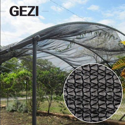 Black bulk anti-ultraviolet fabric mesh belt with grommets on the edge of plant shading net for greenhouse supplier