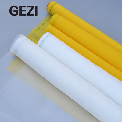 Gezi manufacturing production of 40 yards long screen printing mesh polyester screen printing cloth supplier