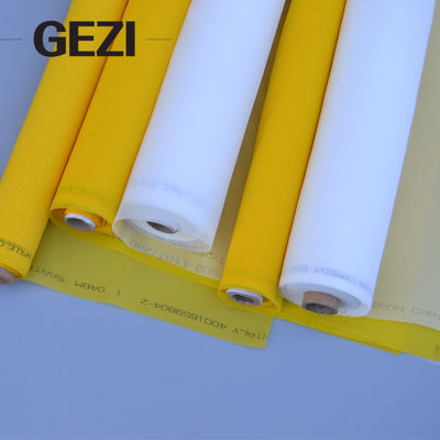 white yellow 80 100 110  250 300 mesh nylon polyester silk screen printing mesh for screen printing supplier