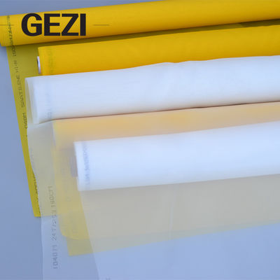 white yellow 80 100 110 120 135 mesh nylon polyester silk screen printing mesh for screen printing supplier