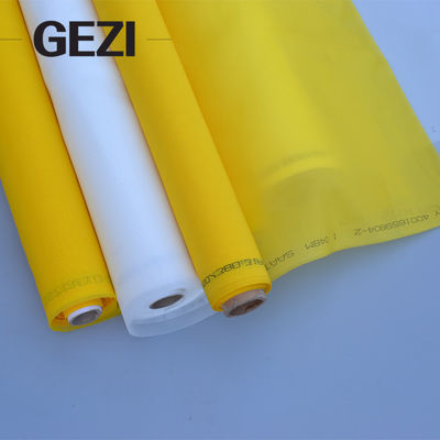 90T yellow screen printing screen, polyester screen printing screen for oval printing PCB and T-shirt printing supplier