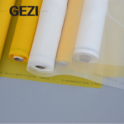 white yellow 80 100 110 120 150 mesh polyester silk screen printing mesh/bolting cloth for screen printing supplier