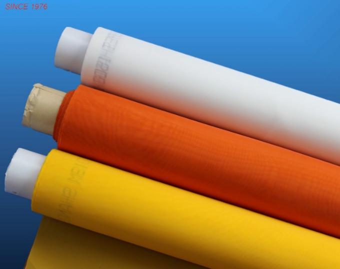 Plain Weave 100% Polyester Silk Screen Printing Mesh ROHS SGS FDA Certificate