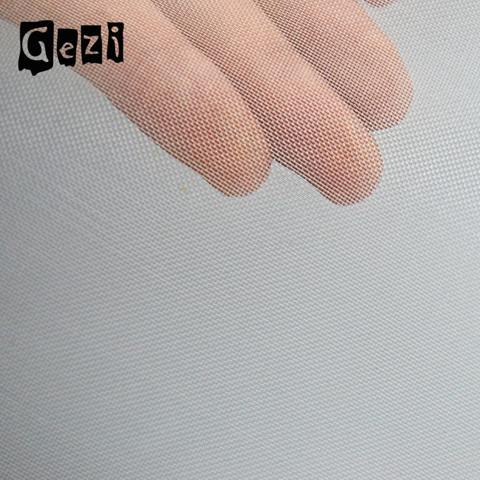 Flexible Plain Weave Polyester Printing Mesh For T - Shirt Custom Width Length