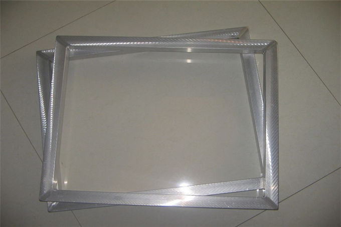 Silver Screen Printing Frames Aluminum Alloy Customized Size 0 - 30N