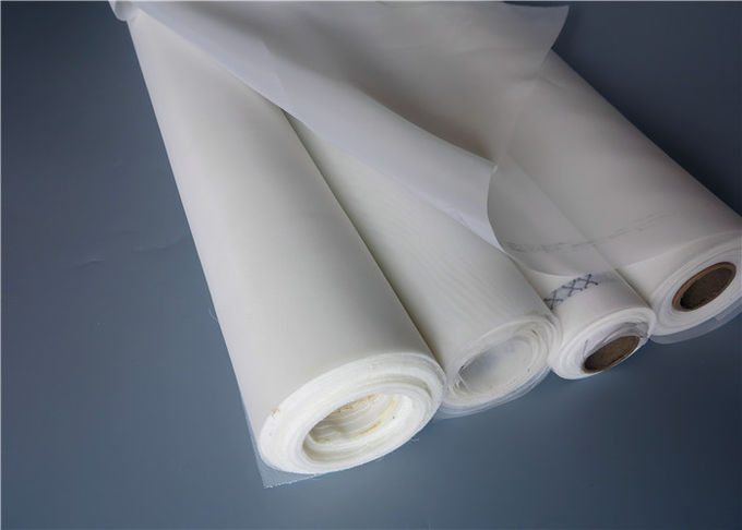 Acid Resistant Monofilament Nylon Filter Mesh Fabric White 115 CM Width For Filtering
