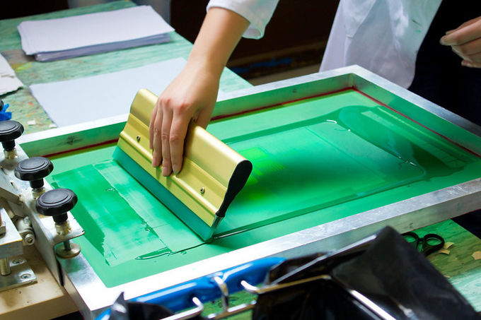 Thick Printing Polyester Silk Screen Printing Mesh , Polyester Mesh Screen