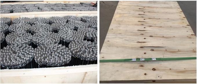 Round Woven Wire Mesh 304 Stainless Steel Honeycomb Conveyor Dryer Screw Belt