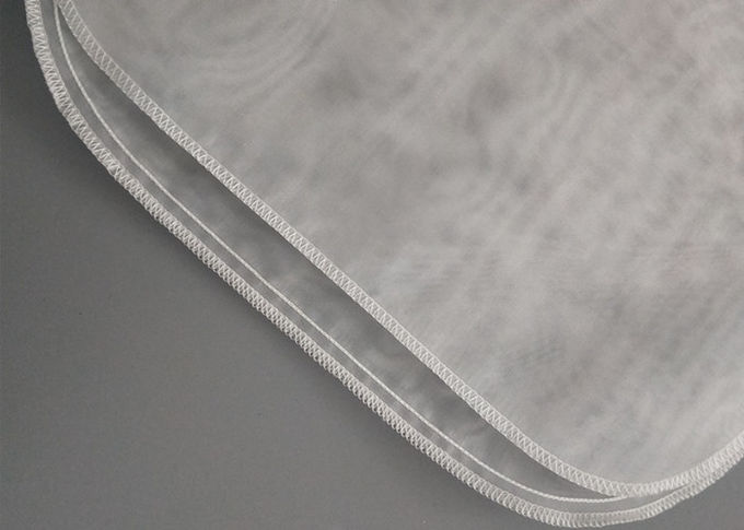 Double Stitching Nylon Filter Bag 12x12 Inch Drawstring Nutmilk Nylon Food Strainer